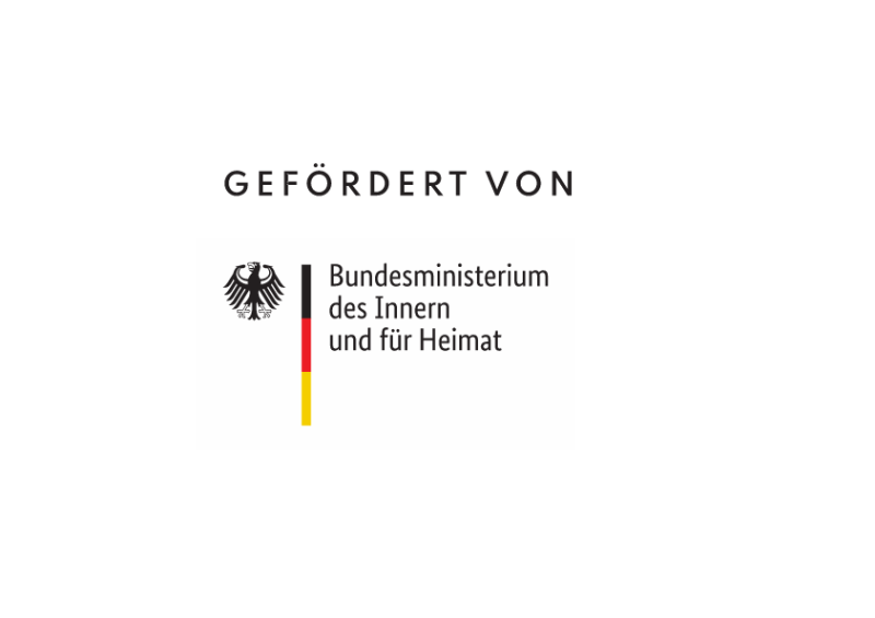 Logo "Gefördert von Bundesministerium des Innern und für Heimat" (BMI)