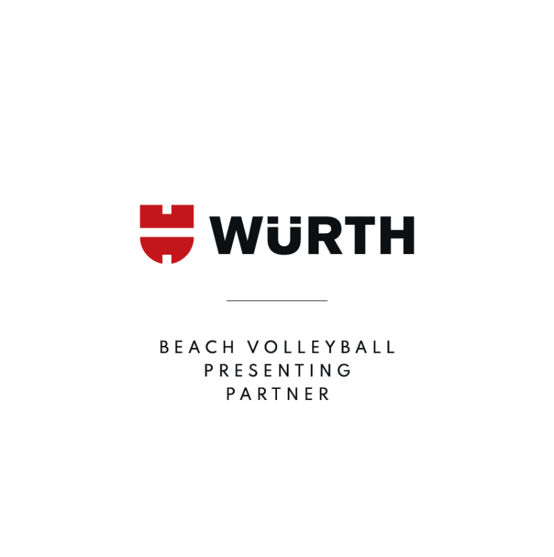 Logo Würth Beach Volleyball Presenting Partner