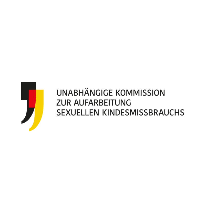 Logo "Unabhängige Komission zur Aufarbeitung sexuellen Kindesmissbrauchs"