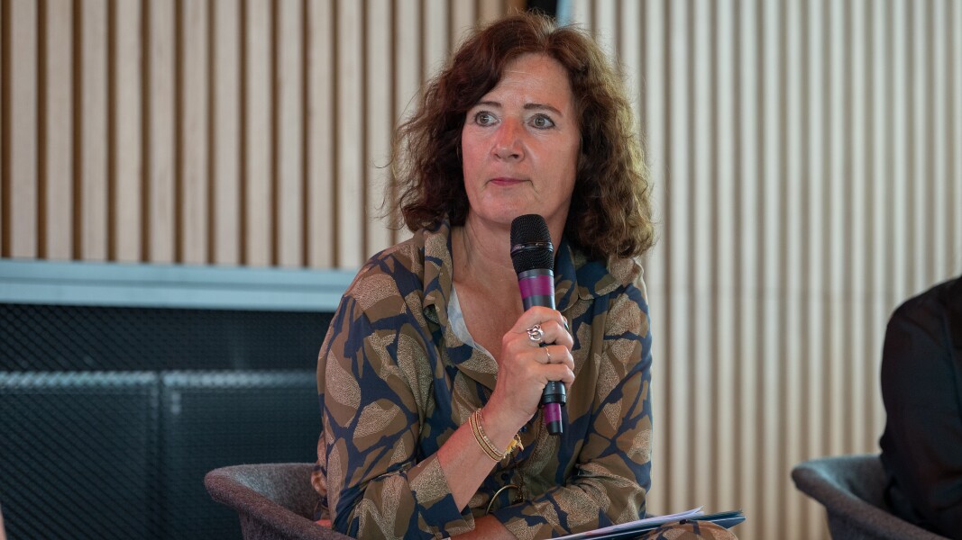 Auf dem Foto sieht man Katrin Günther, Leiterin der Contentbox Sport im rbb.