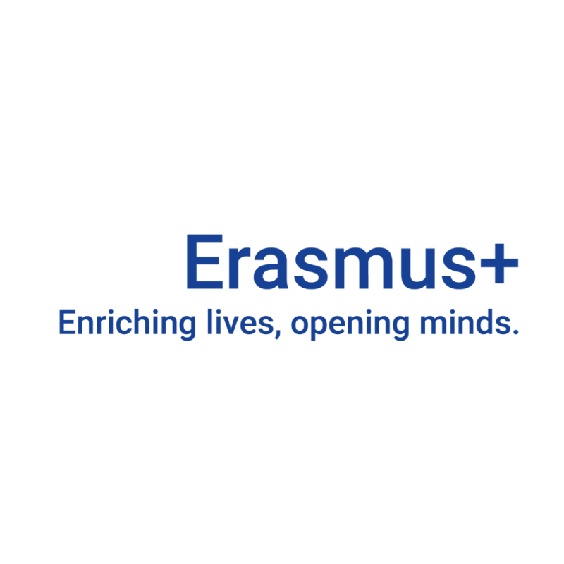 Logo Erasmus+ "Enriching lives, opening minds."