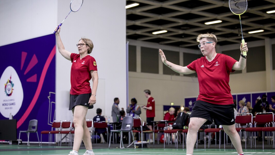 DE: Auf dem Bild ist ein deutsches Unified-Team der Frauen während ihres Trainings zu sehen.