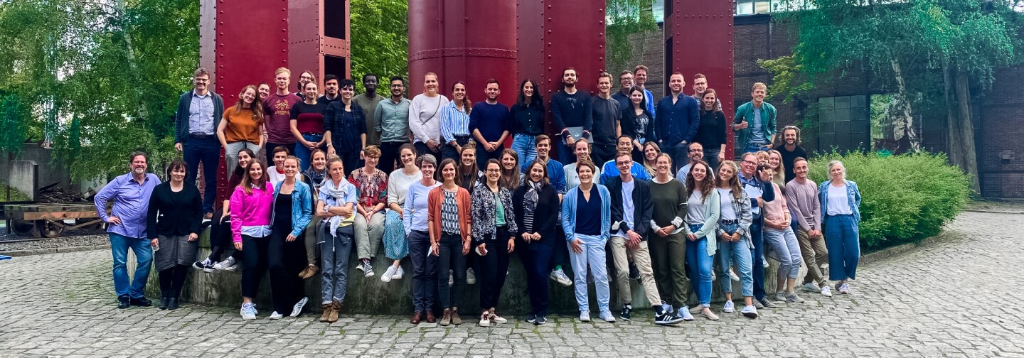 A group photo of the team members of the Local Organizing Committee (LOC) on a Team Retreat outside of Berlin.