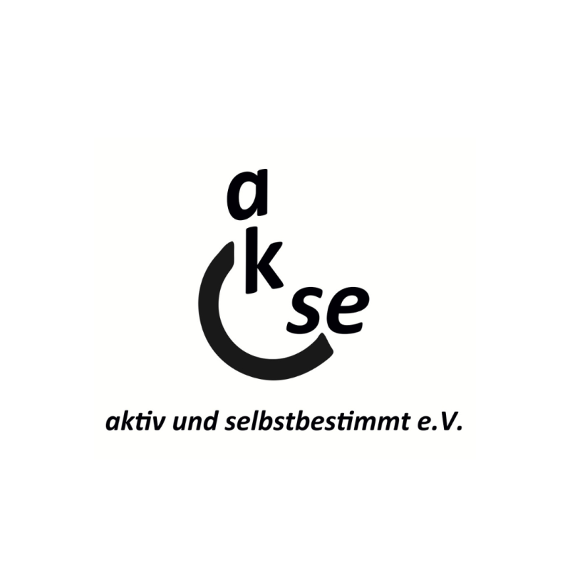 Logo "ackse - aktiv und selbstimmt e.V."