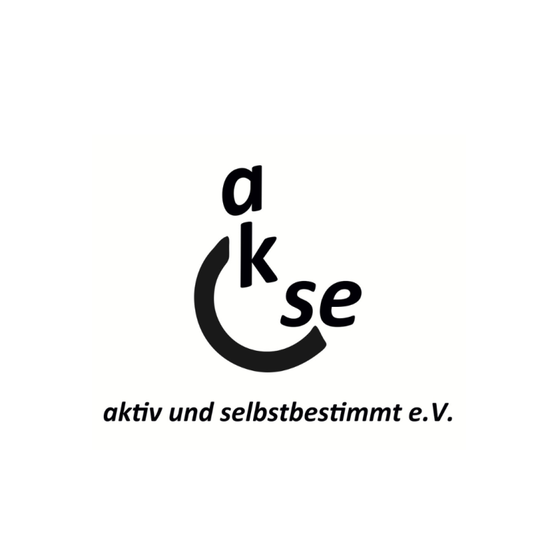 Logo "ackse - aktiv  und selbstimmt e.V."