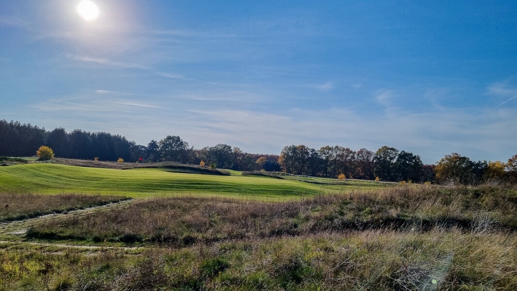Das Foto zeigt die Golfanlage in Bad Saarow.